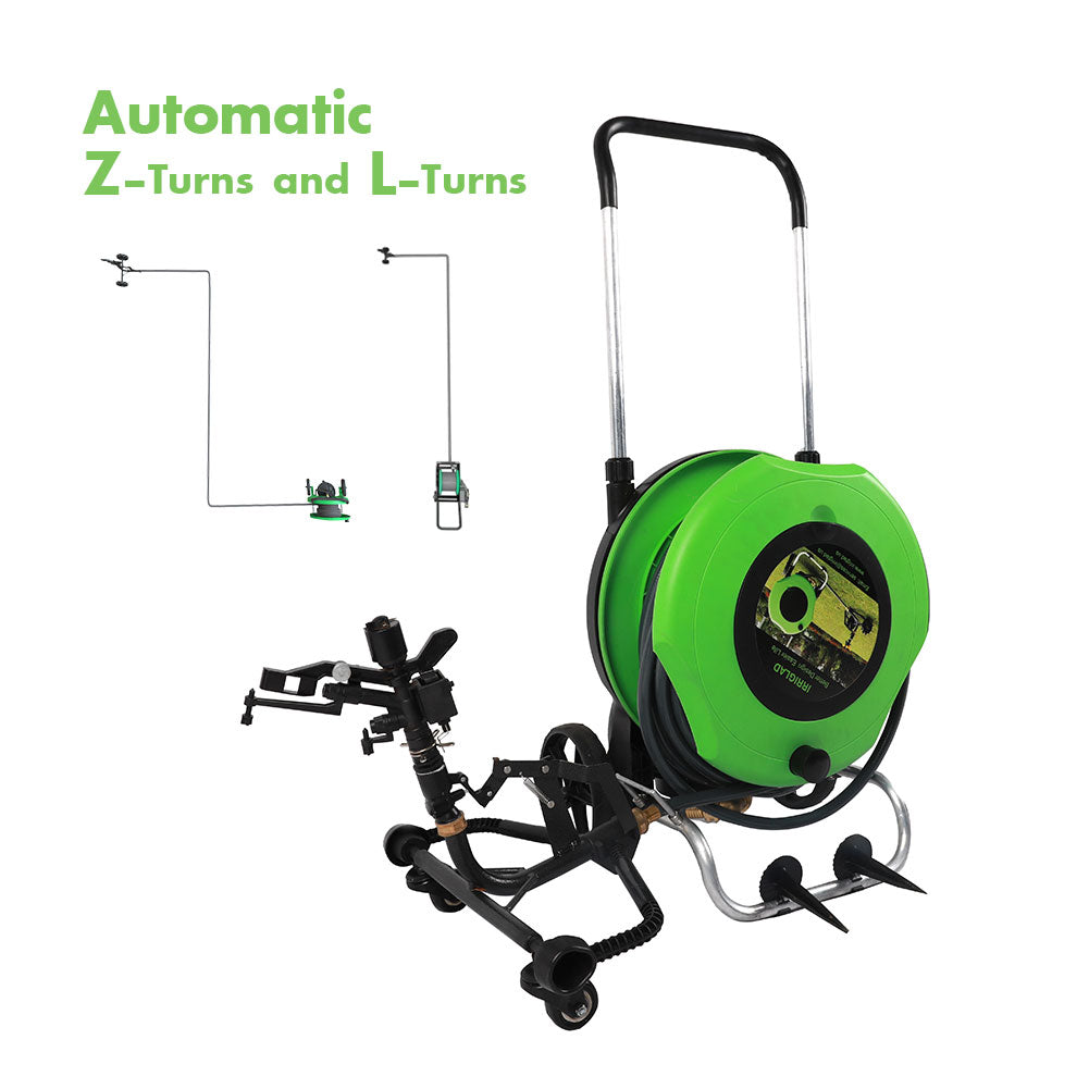 20M Manual Speed Adjustment Water Reel Cart