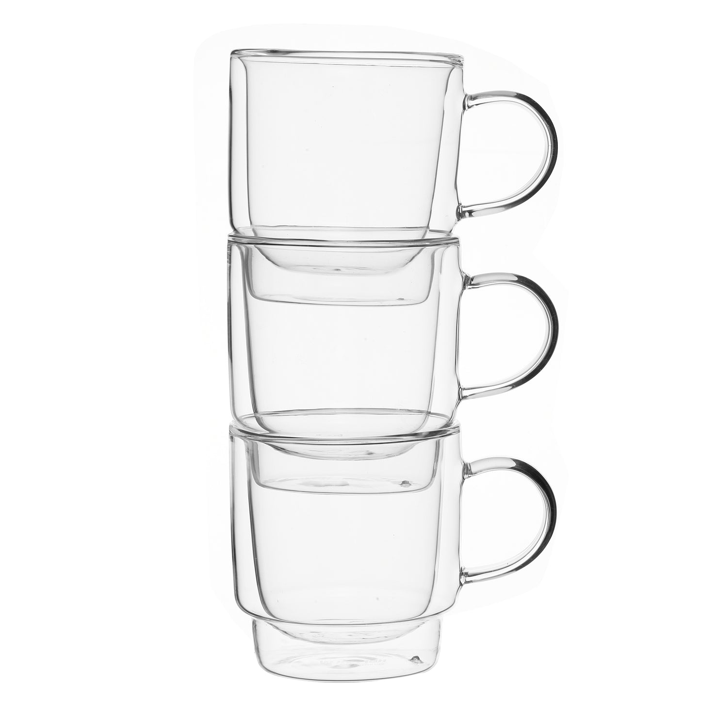 Coffee Cup Double Wall Glass Cup 300ML 2pc/set