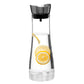 Heat resistant borosilicate glass pitcher with 4pcs single wall glass cup set.