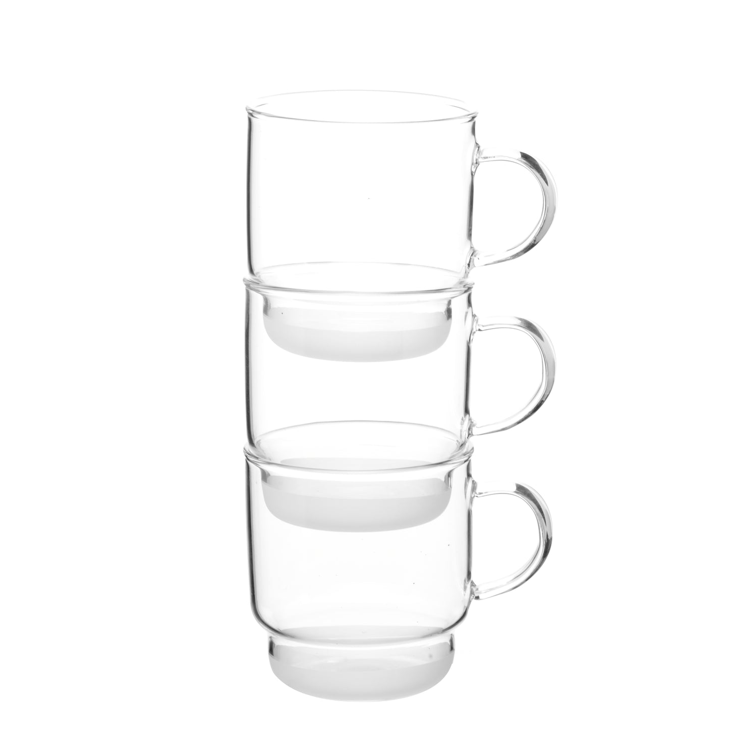 Heat resistant borosilicate glass pitcher with 4pcs single wall glass cup set.